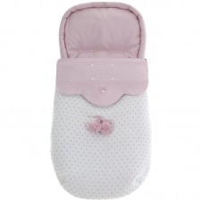 Saco capazo acolchado Jimena ROSA de Uzturre